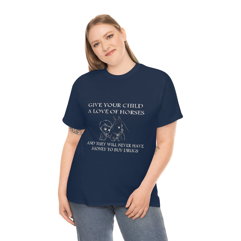 Say NO to Drugs - Adult Tee (Front Logo) - White Print