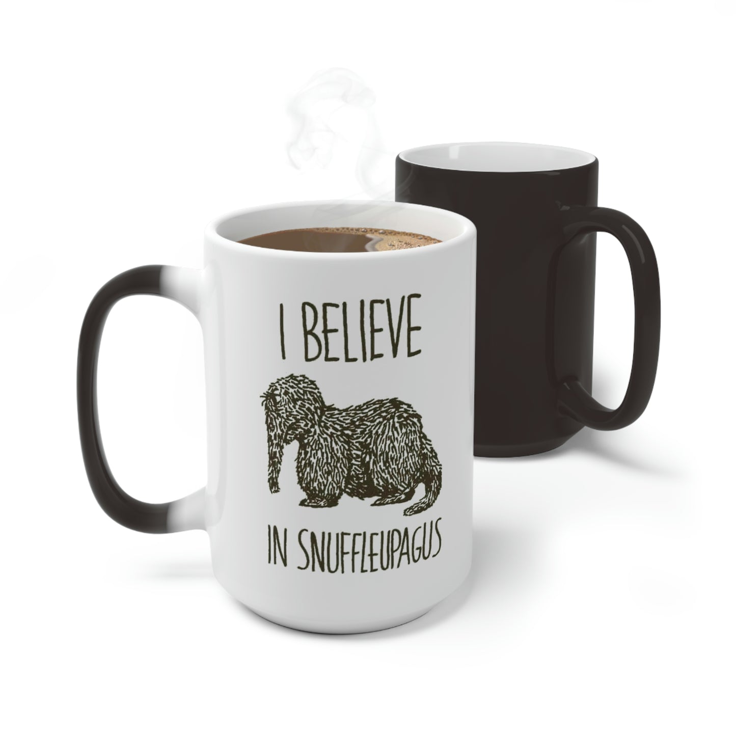I believe in Snuffleupagus - Color Changing Mug