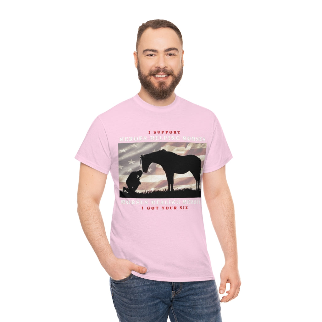 6H - Adult Tee (Front Logo) - White Lettering