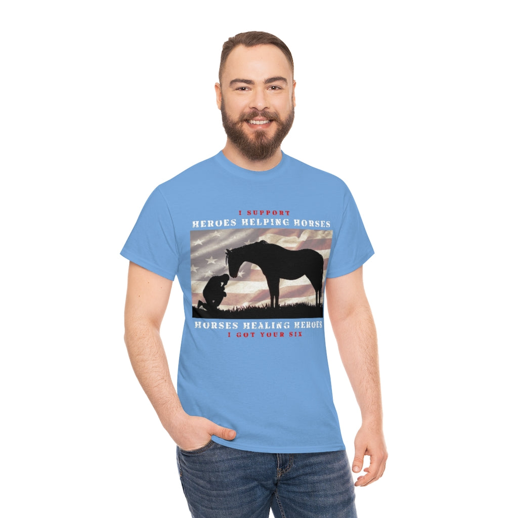 6H - Adult Tee (Front Logo) - White Lettering
