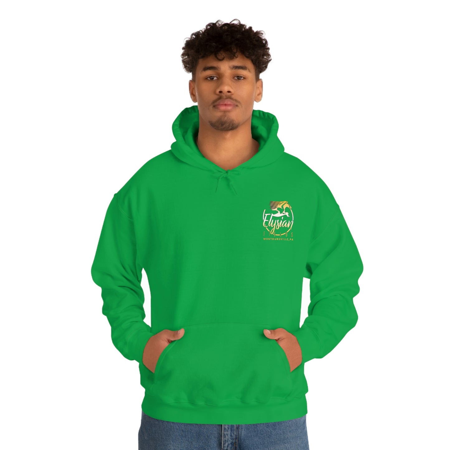 Elysian Fields - Adult Unisex Heavy Blend™ Hooded Sweatshirt - Color Logo