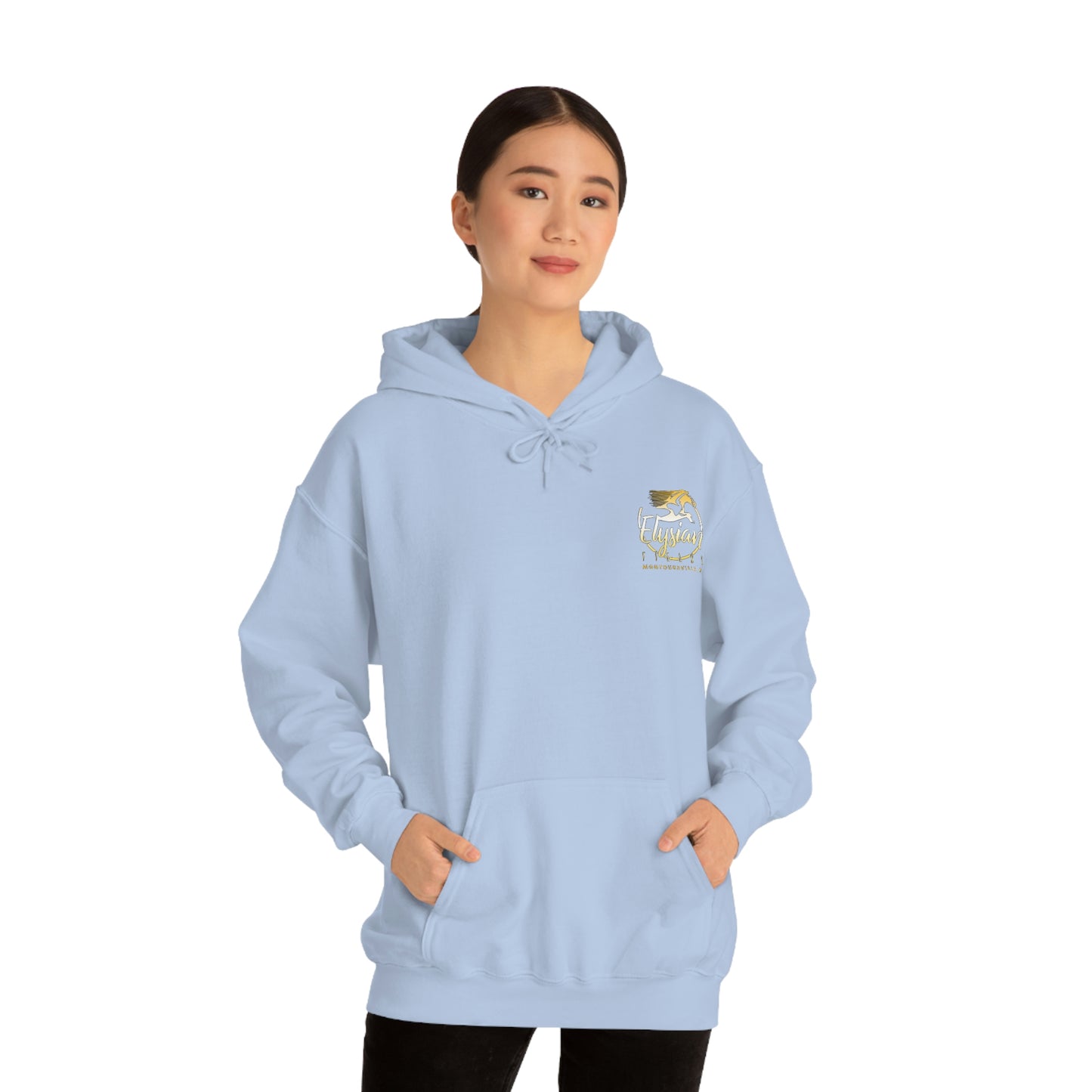 Elysian Fields - Adult Unisex Heavy Blend™ Hooded Sweatshirt - Color Logo