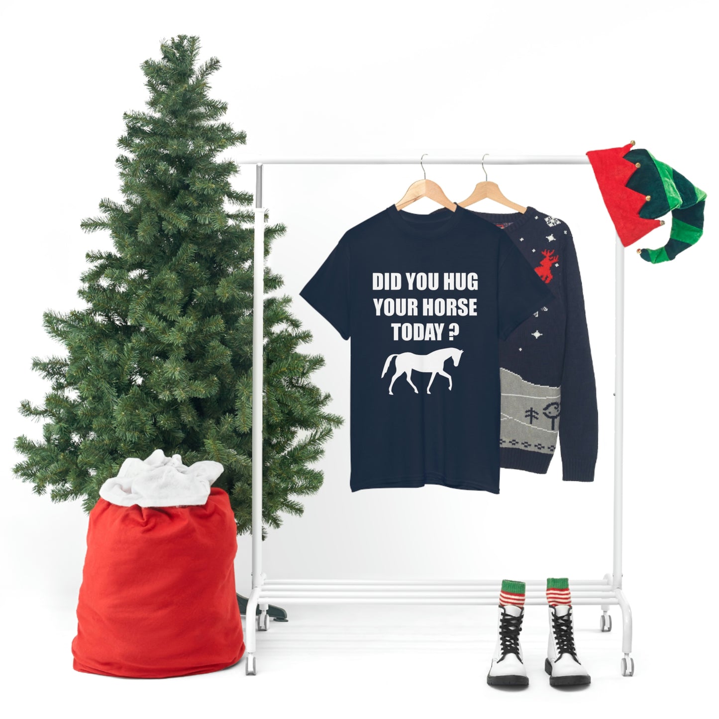 Horse Hugs - Adult Tee (Front Logo)