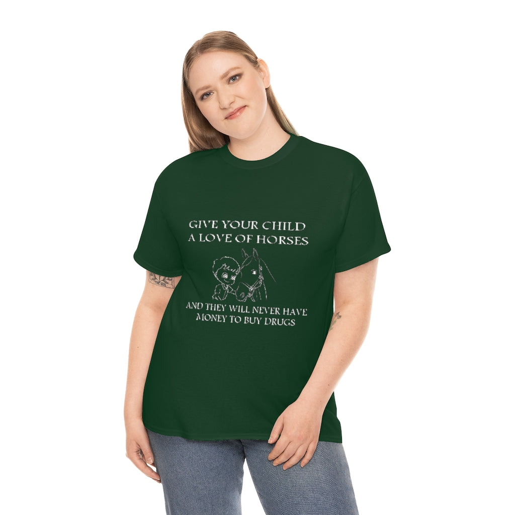 Say NO to Drugs - Adult Tee (Front Logo) - White Print