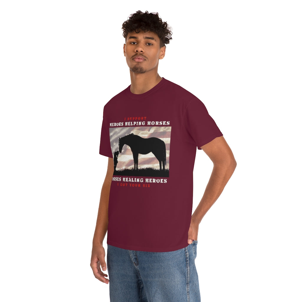 6H - Adult Tee (Front Logo) - White Lettering