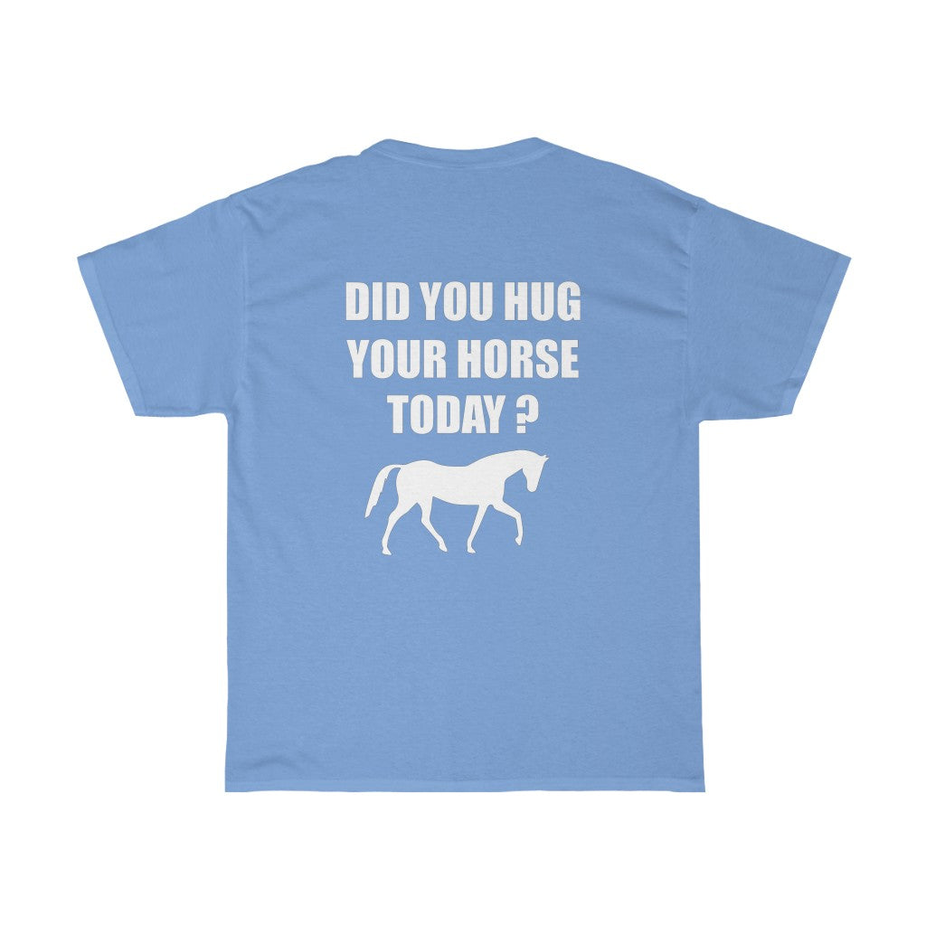 Horse Hugs - Adult Tee (Back Logo)