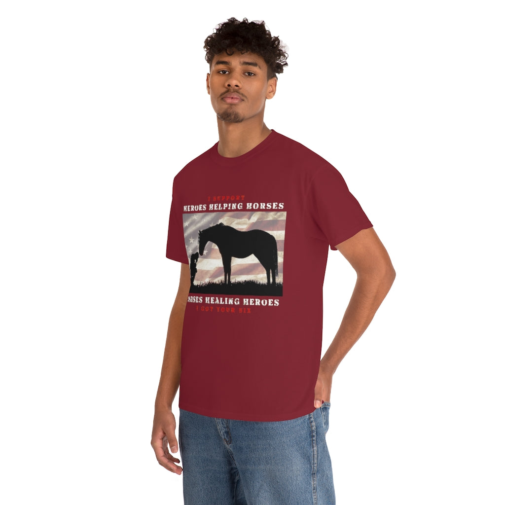 6H - Adult Tee (Front Logo) - White Lettering