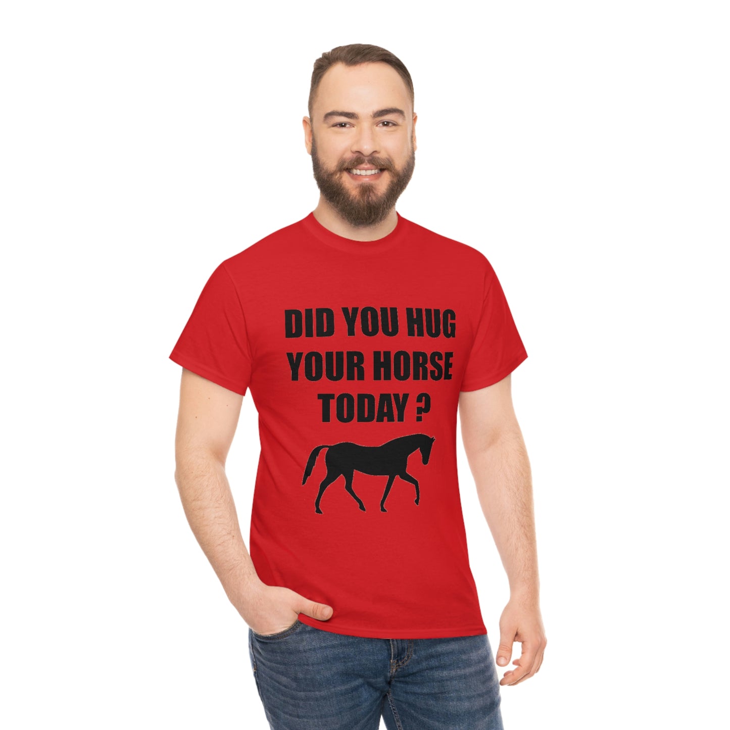 Horse Hugs - Adult Tee (Front Logo)