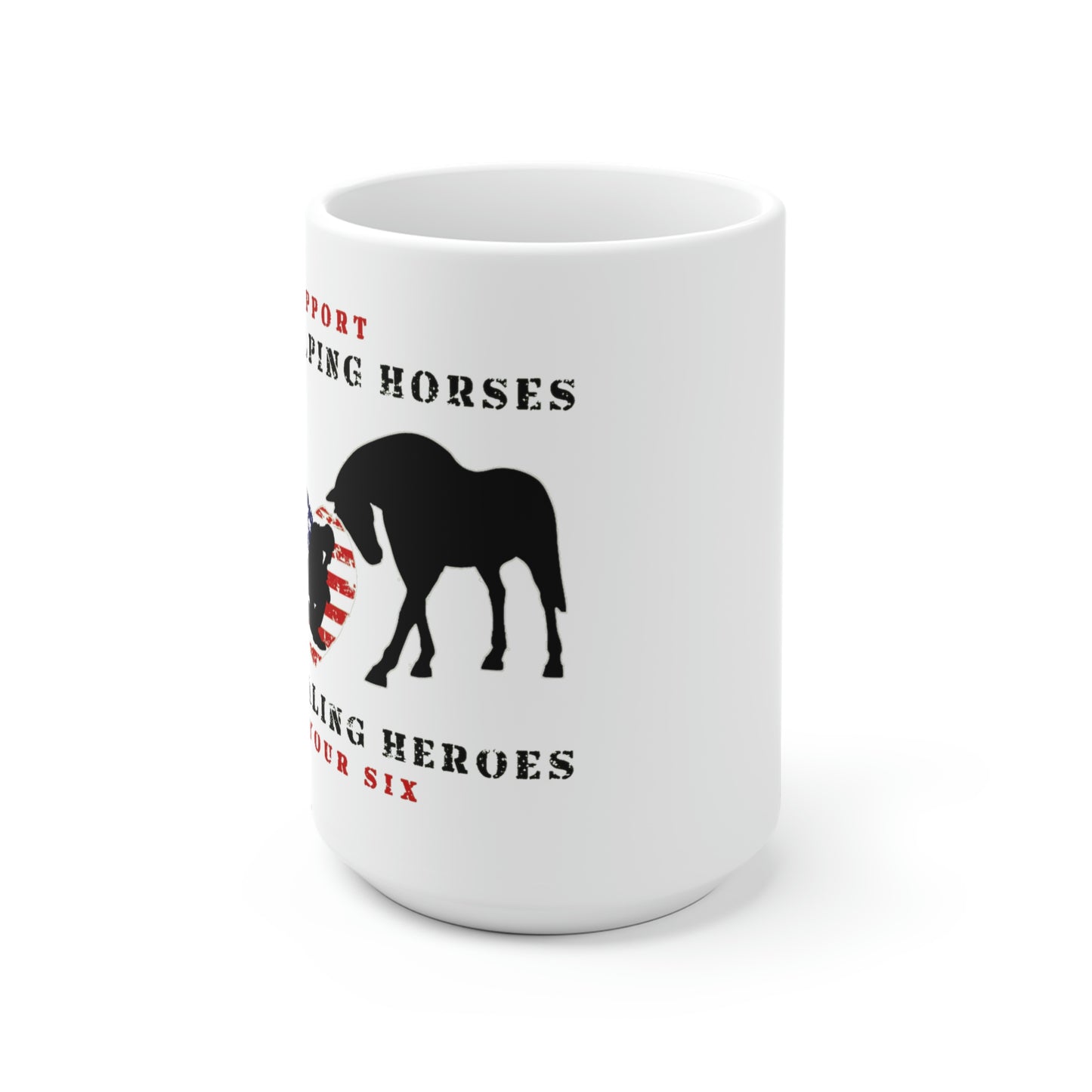 6H - Heart - White Ceramic Mug