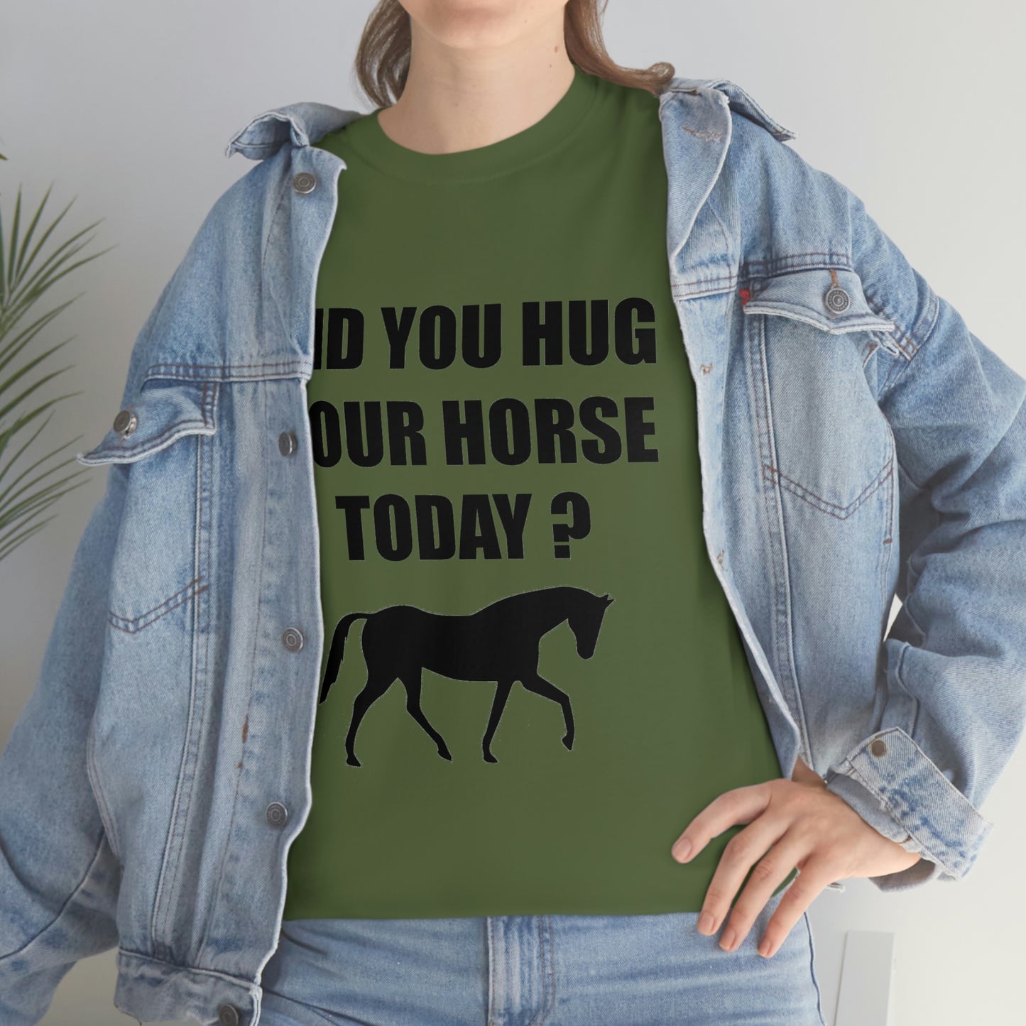 Horse Hugs - Adult Tee (Front Logo)