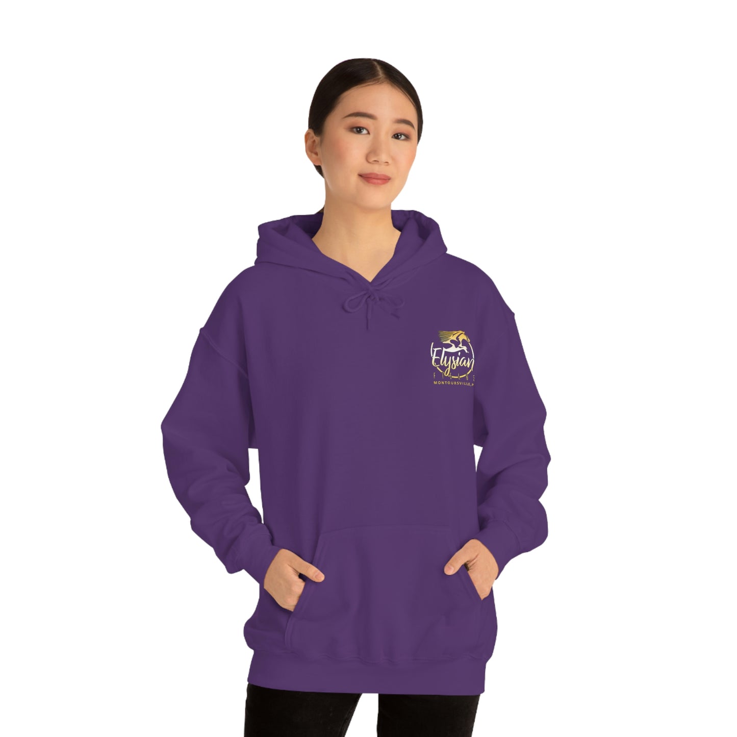 Elysian Fields - Adult Unisex Heavy Blend™ Hooded Sweatshirt - Color Logo