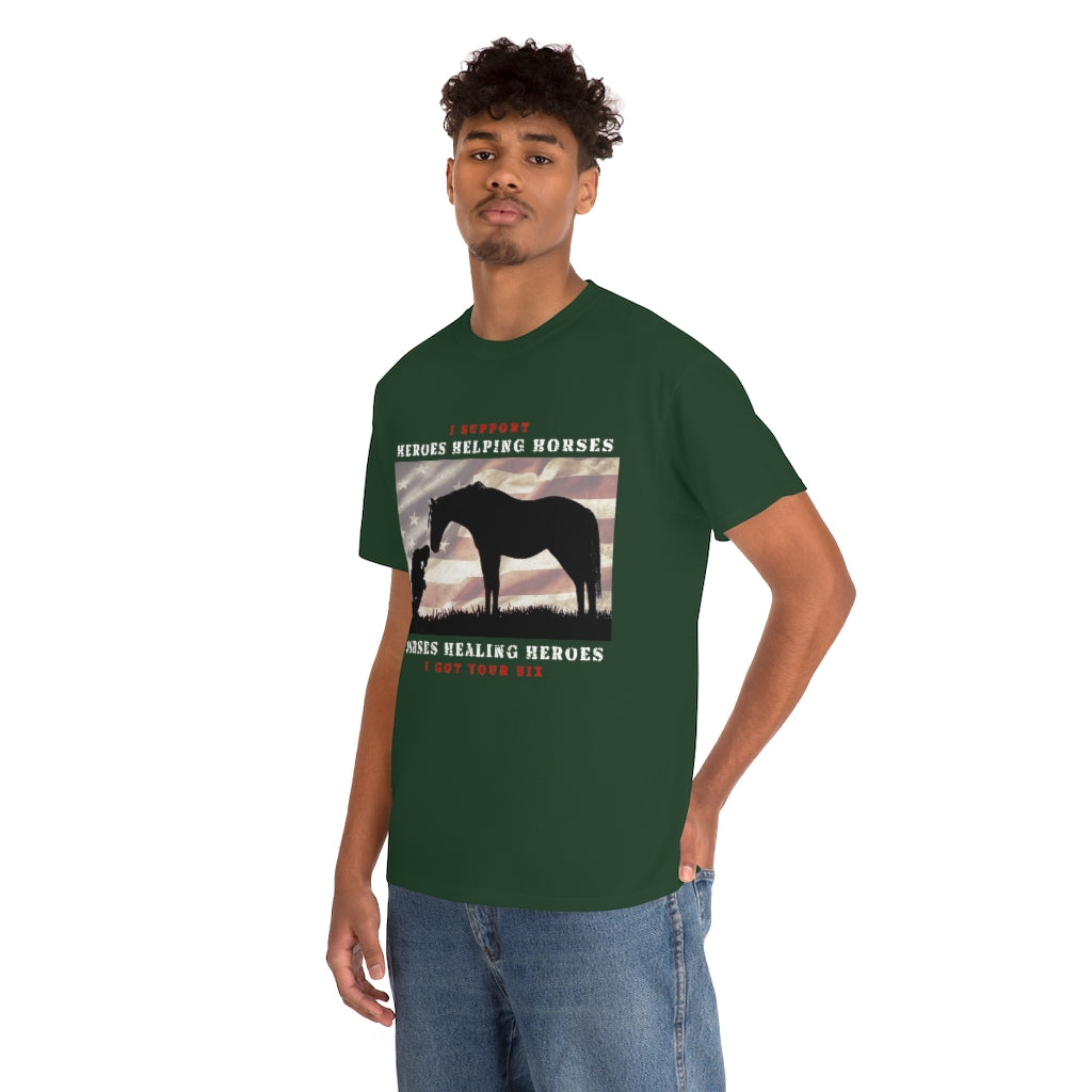 6H - Adult Tee (Front Logo) - White Lettering