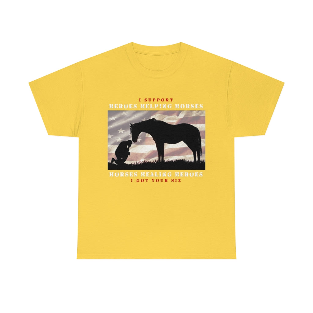 6H - Adult Tee (Front Logo) - White Lettering