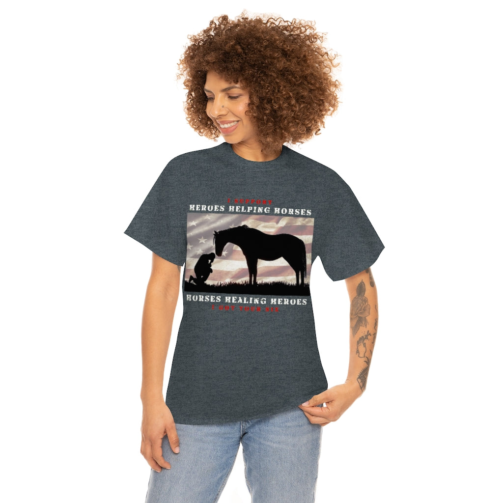 6H - Adult Tee (Front Logo) - White Lettering