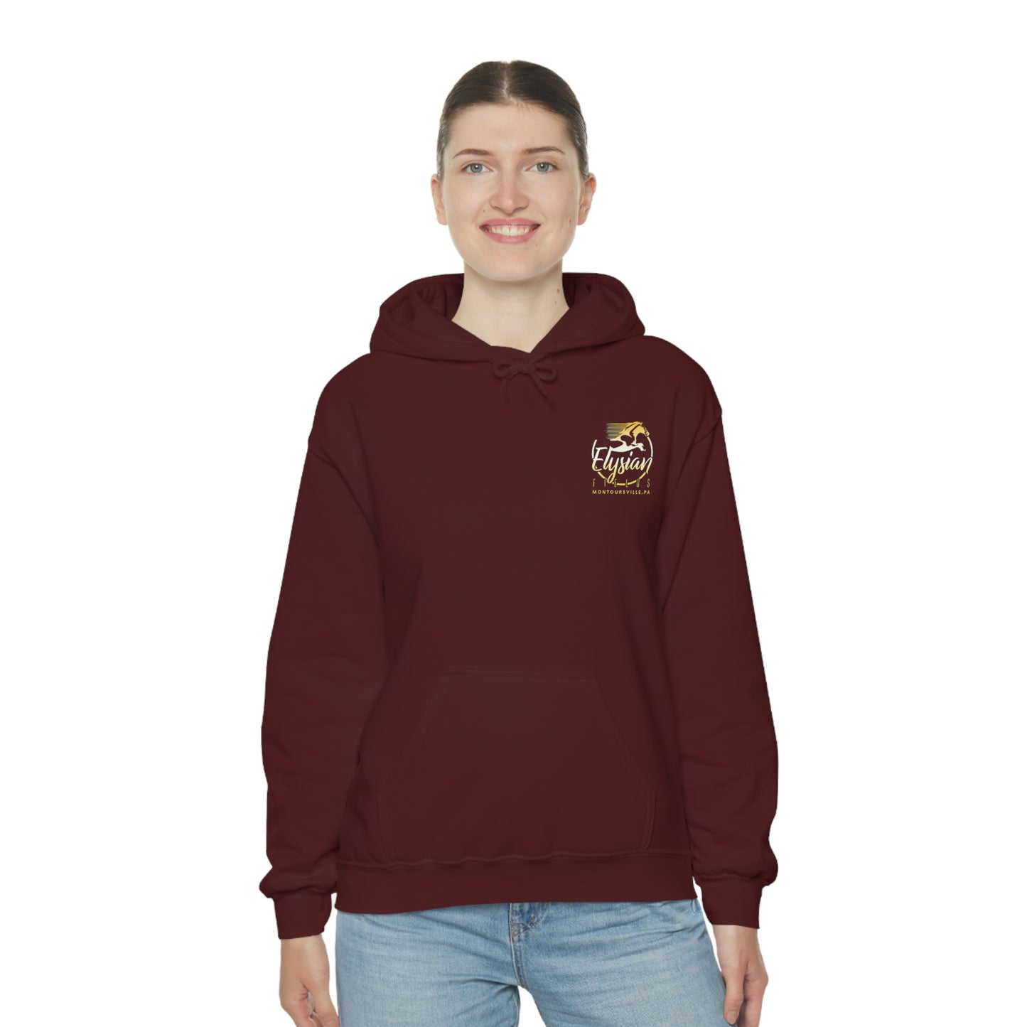 Elysian Fields - Adult Unisex Heavy Blend™ Hooded Sweatshirt - Color Logo