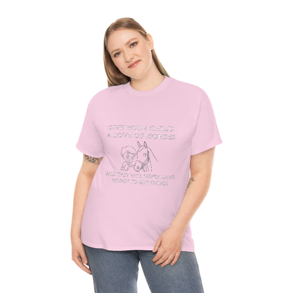 Say NO to Drugs - Adult Tee (Front Logo) - White Print