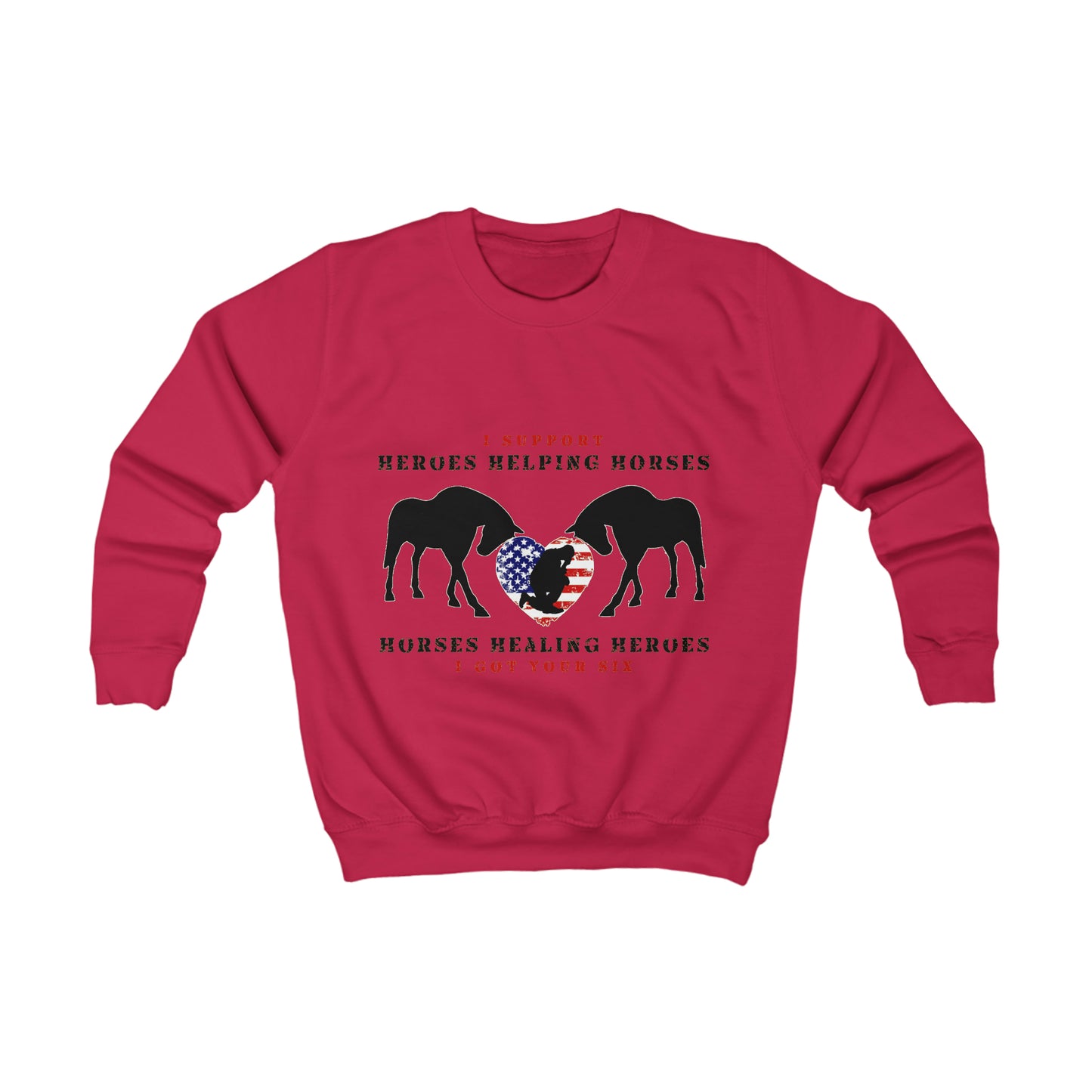 6H - Heart - Kids Sweatshirt