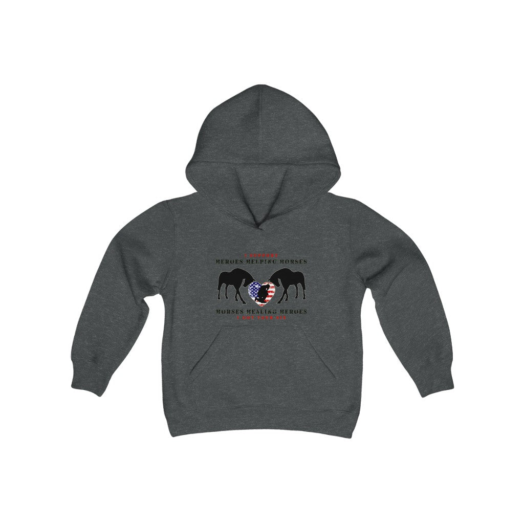 6H - Heart - Youth Hoodie (Front Logo)