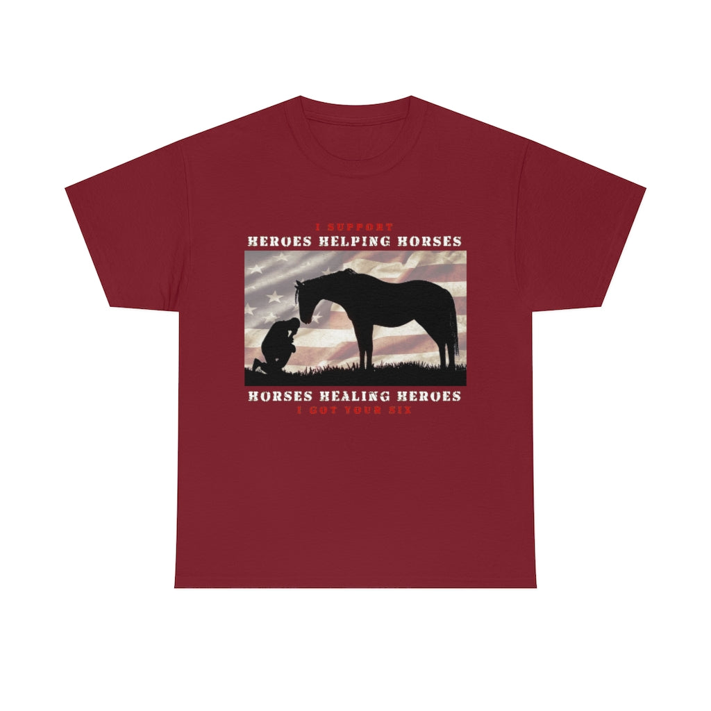 6H - Adult Tee (Front Logo) - White Lettering