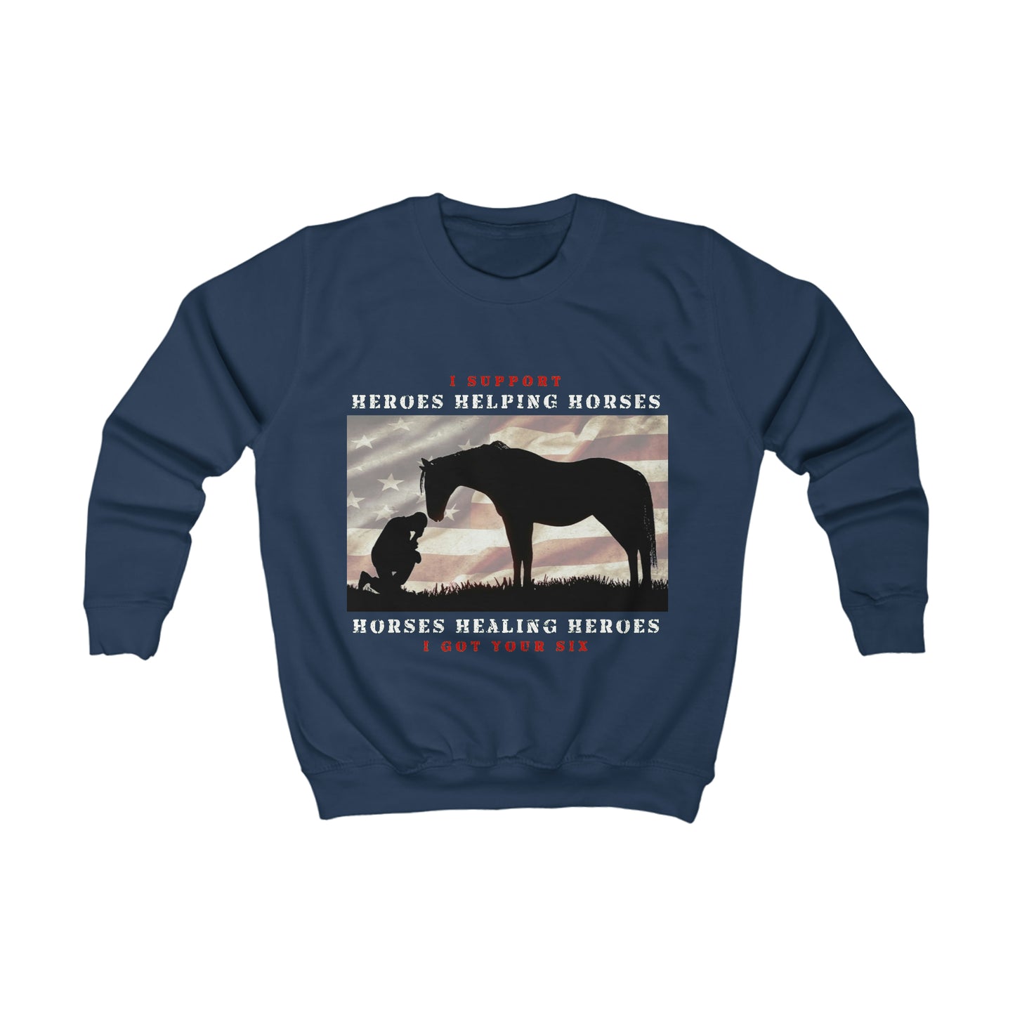 6H - Kids Sweatshirt - White Lettering