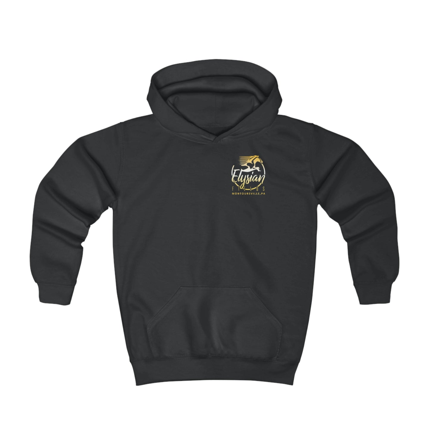 Horse Hugs - Youth Hoodie - White Lettering