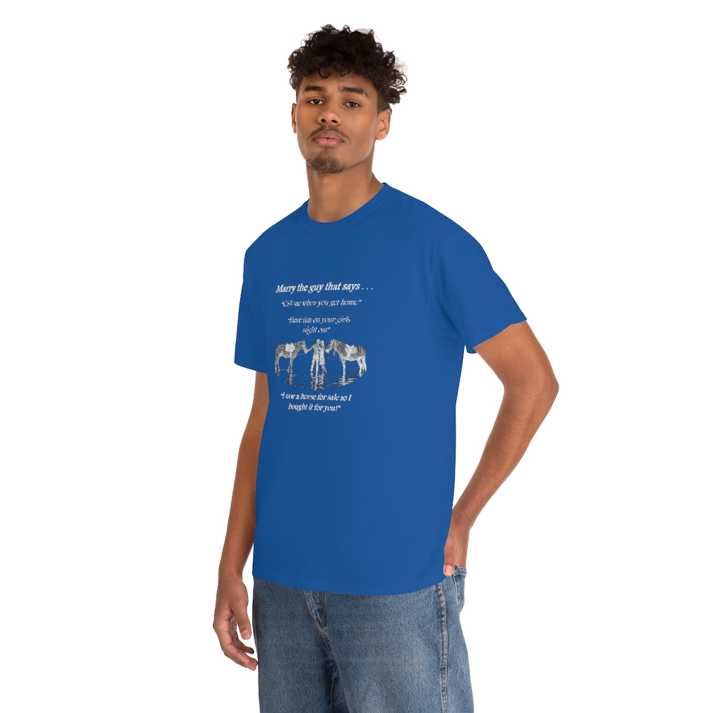 The ONE! - Adult Tee (Front Logo) - White Print