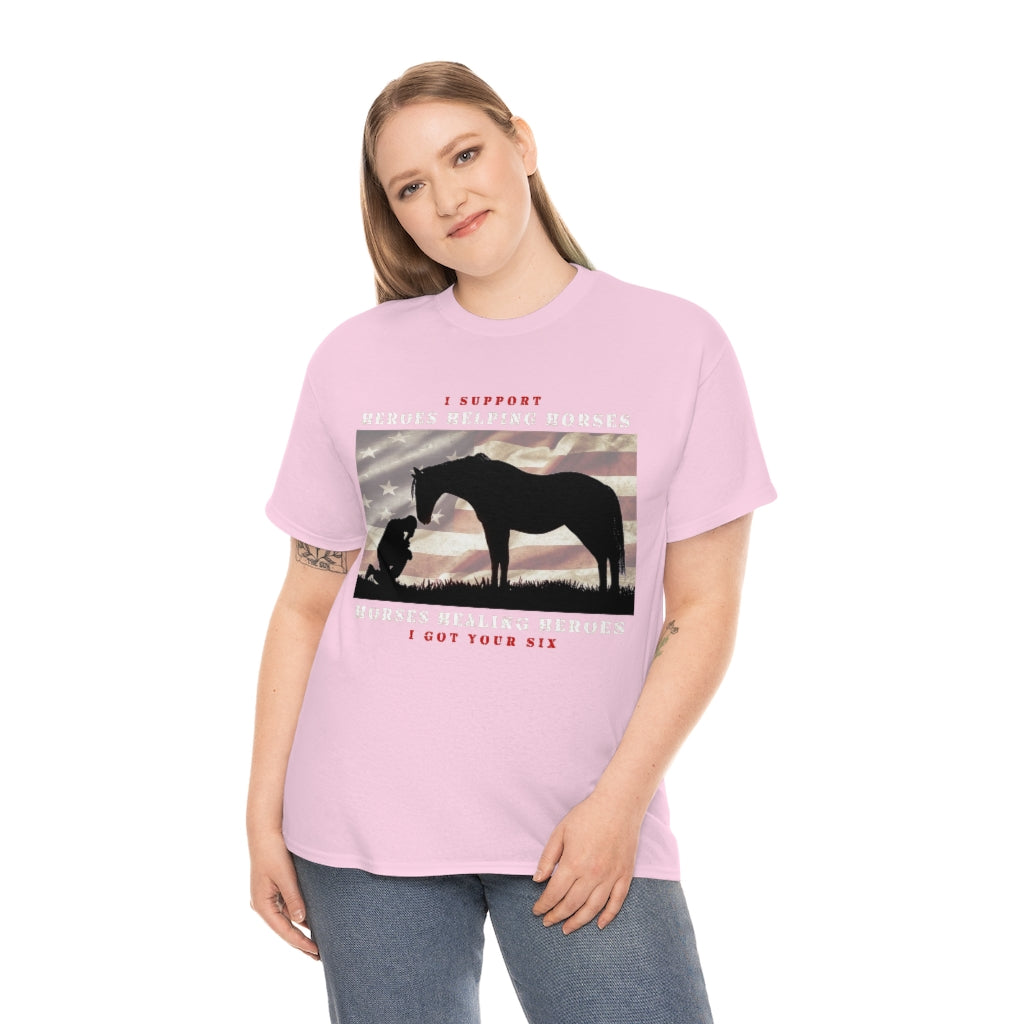 6H - Adult Tee (Front Logo) - White Lettering