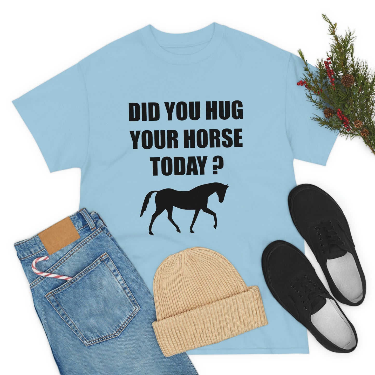 Horse Hugs - Adult Tee (Front Logo)