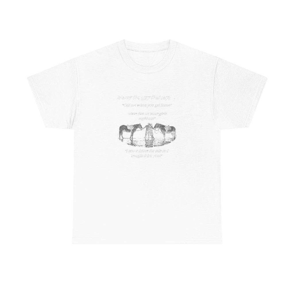 The ONE! - Adult Tee (Front Logo) - White Print