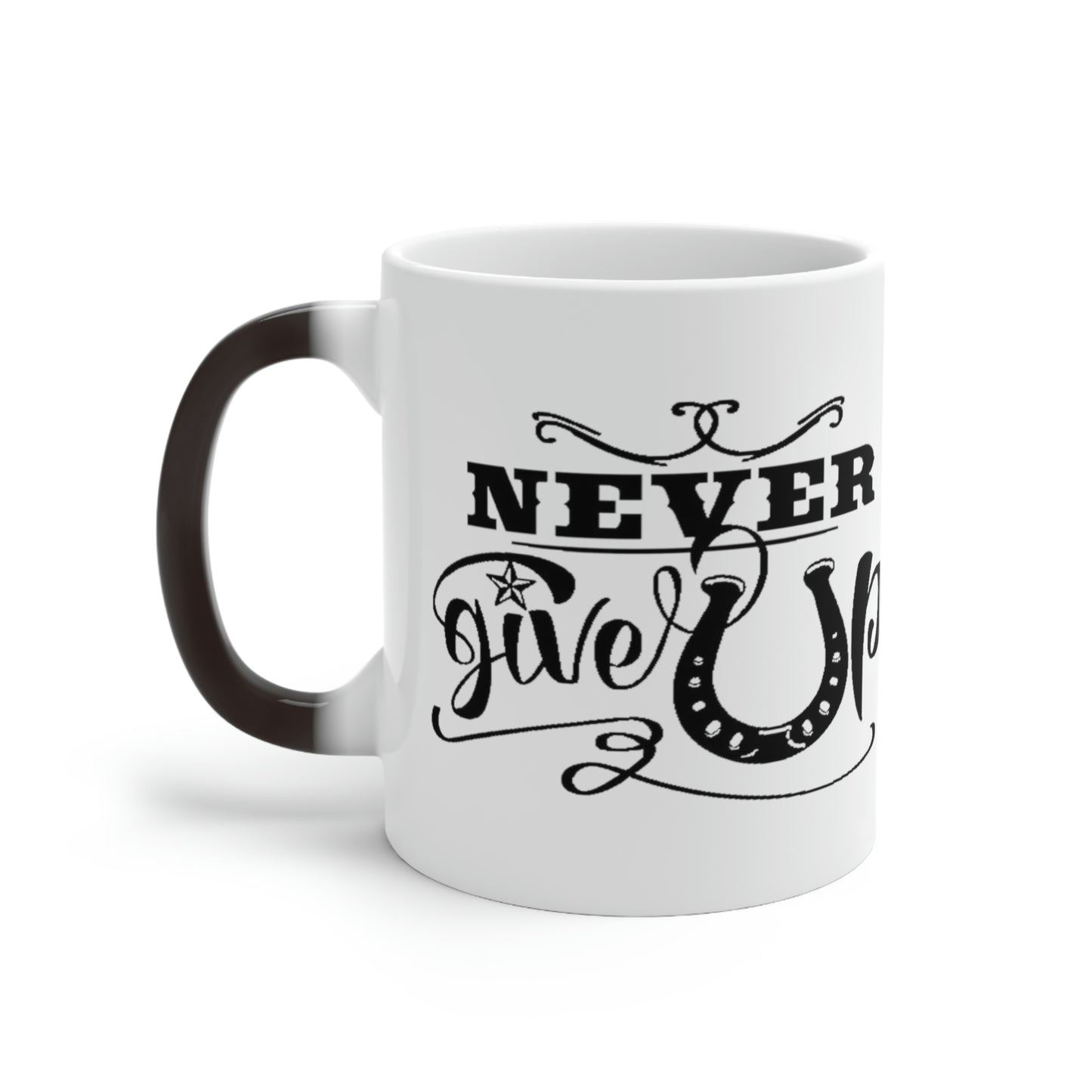 Never Give Up - Color Changing Mug