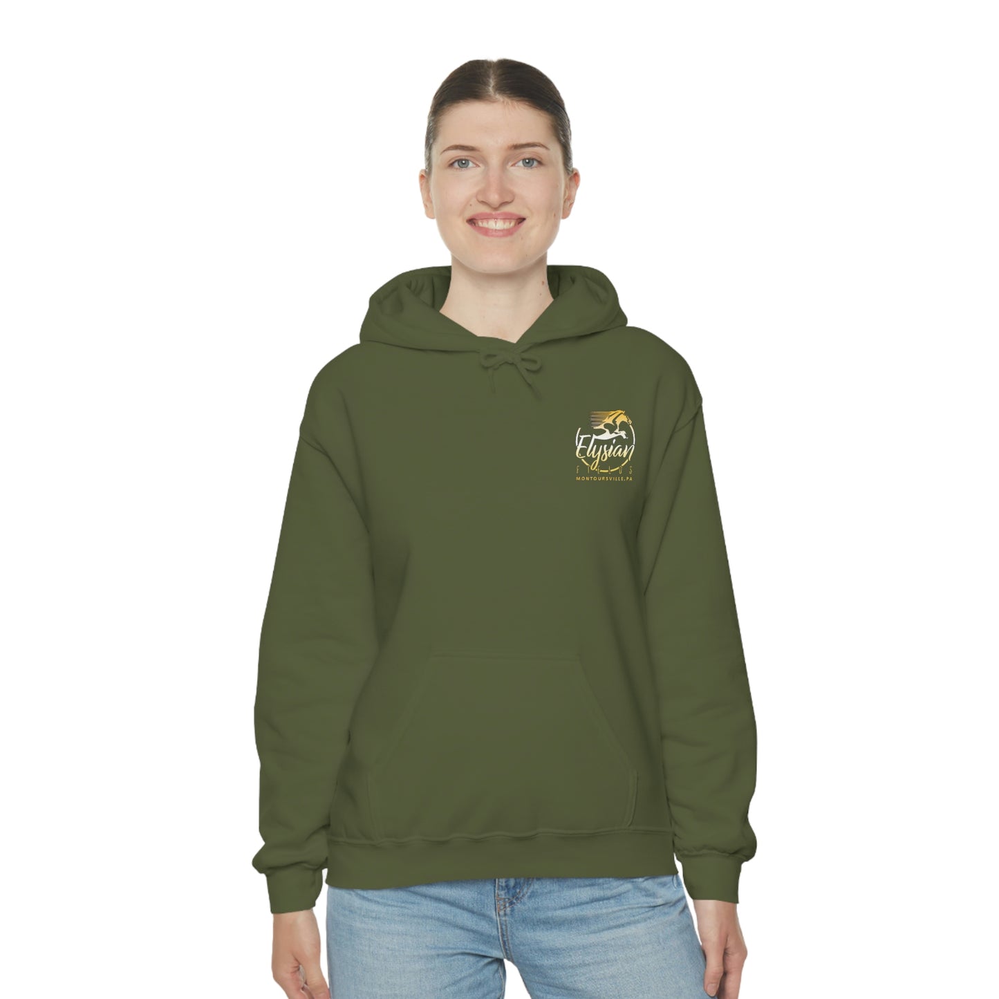 Elysian Fields - Adult Unisex Heavy Blend™ Hooded Sweatshirt - Color Logo