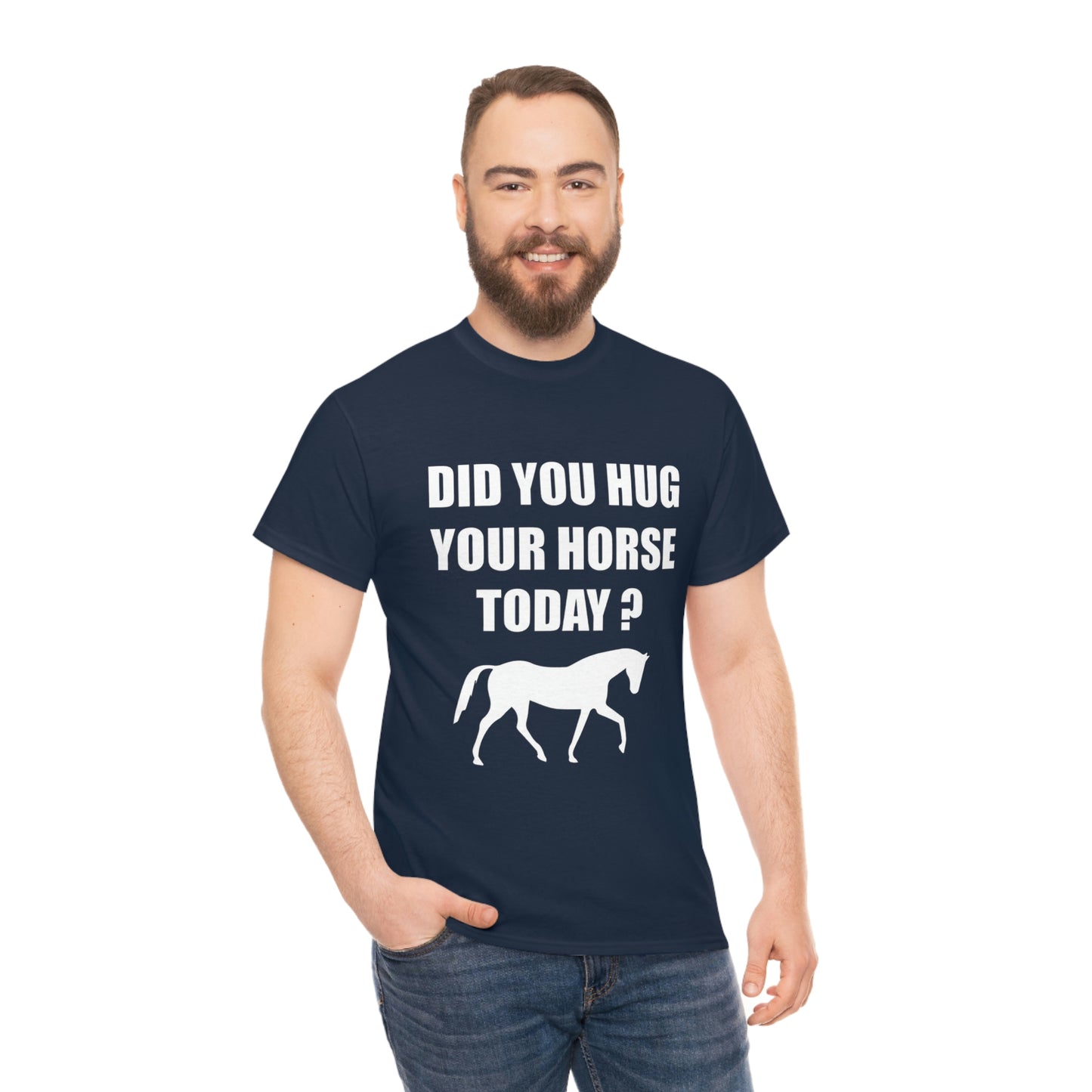 Horse Hugs - Adult Tee (Front Logo)