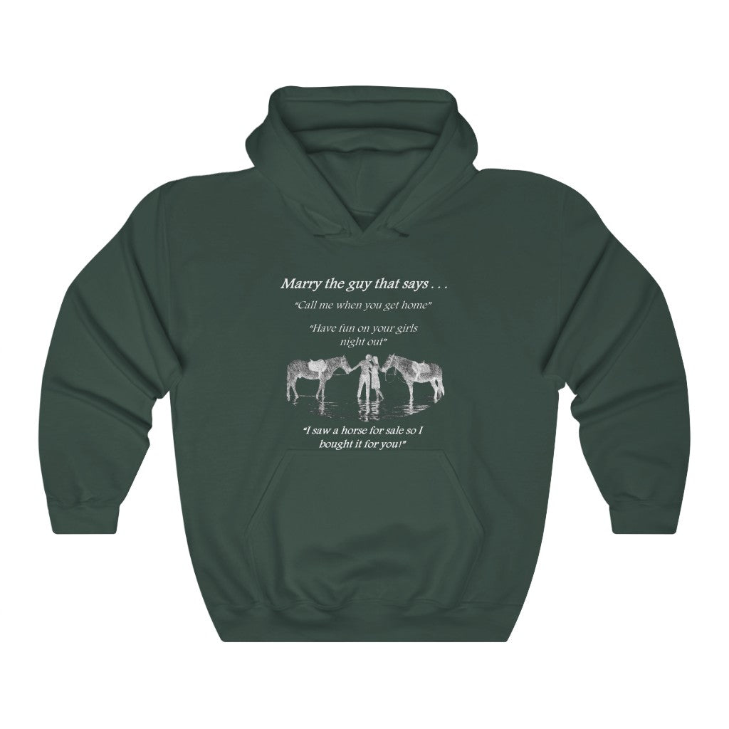 The ONE! - Adult Unisex Heavy Blend™ Hooded Sweatshirt - White Print (Front)