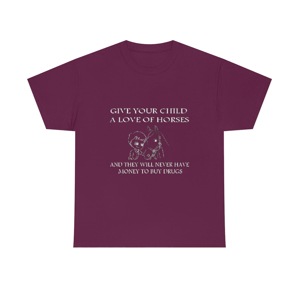 Say NO to Drugs - Adult Tee (Front Logo) - White Print