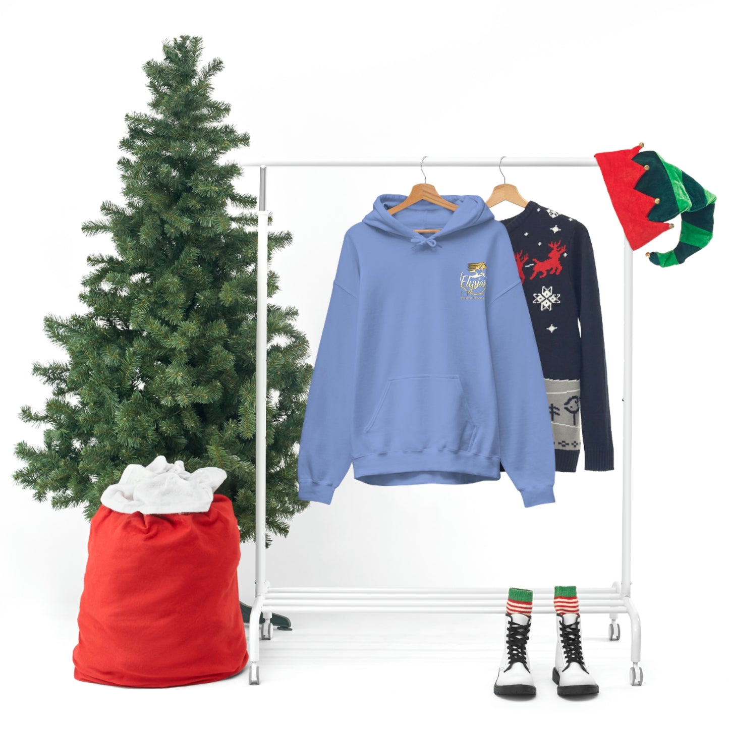Elysian Fields - Adult Unisex Heavy Blend™ Hooded Sweatshirt - Color Logo