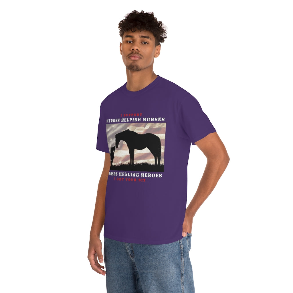 6H - Adult Tee (Front Logo) - White Lettering