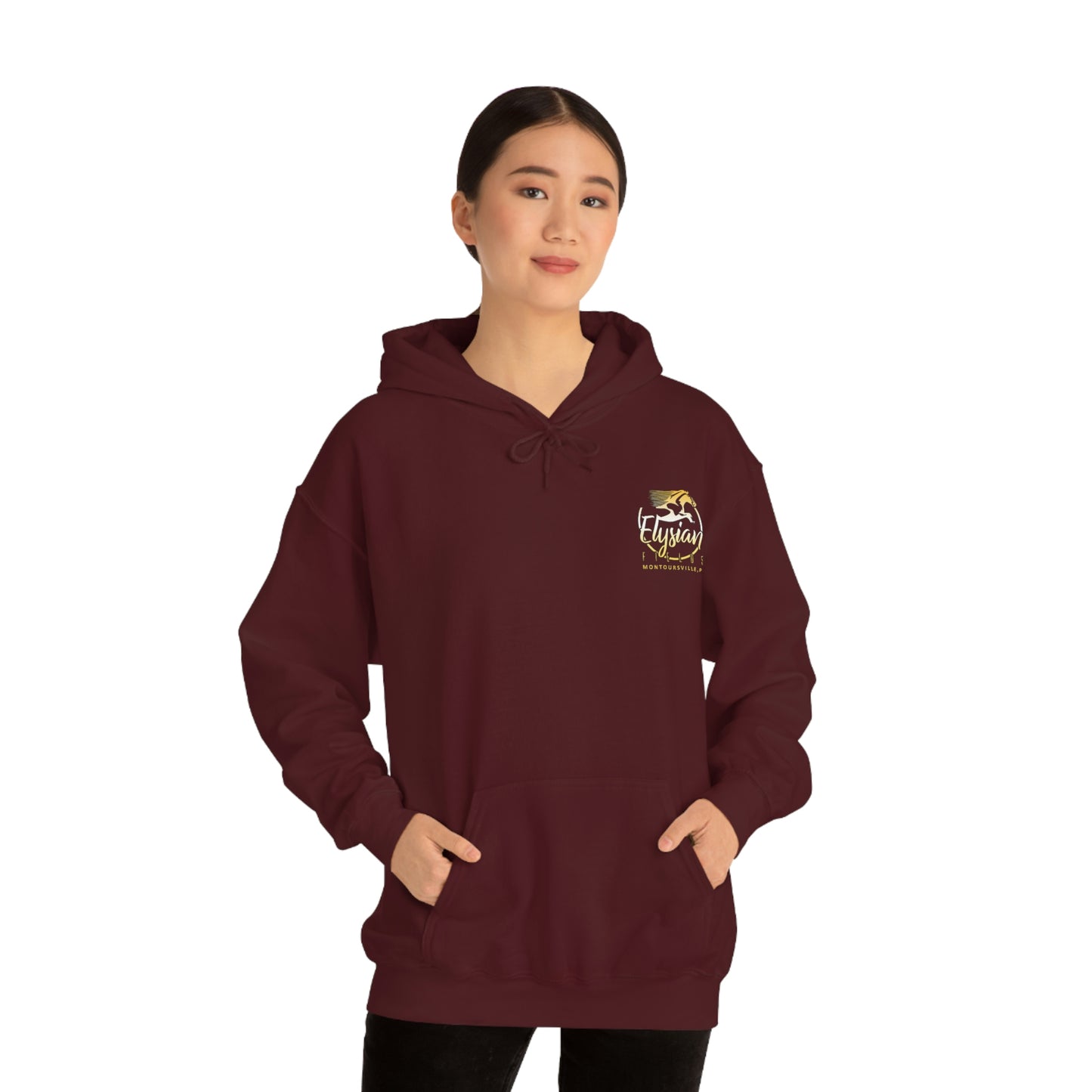 Elysian Fields - Adult Unisex Heavy Blend™ Hooded Sweatshirt - Color Logo