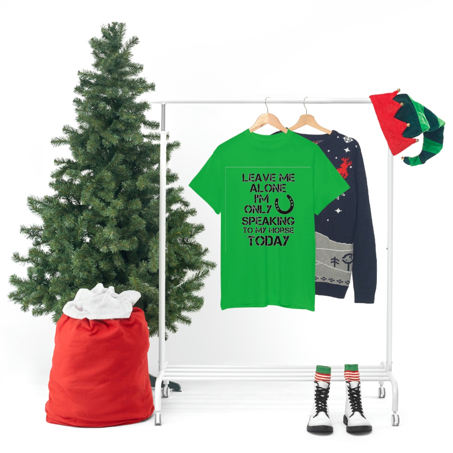 Leave Me Alone - Adult Tee (Front Logo)