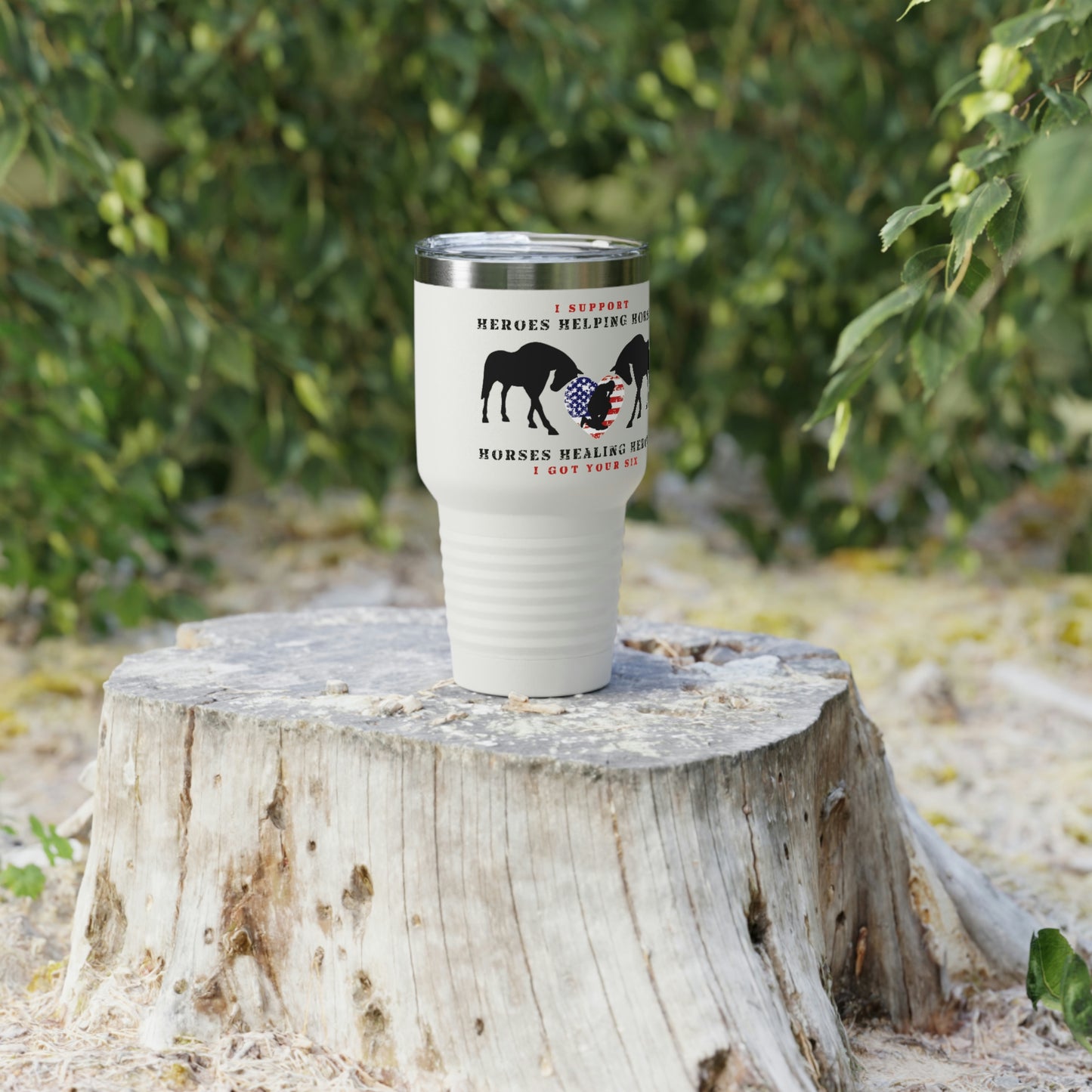 6H Ringneck Tumbler, 30oz - White