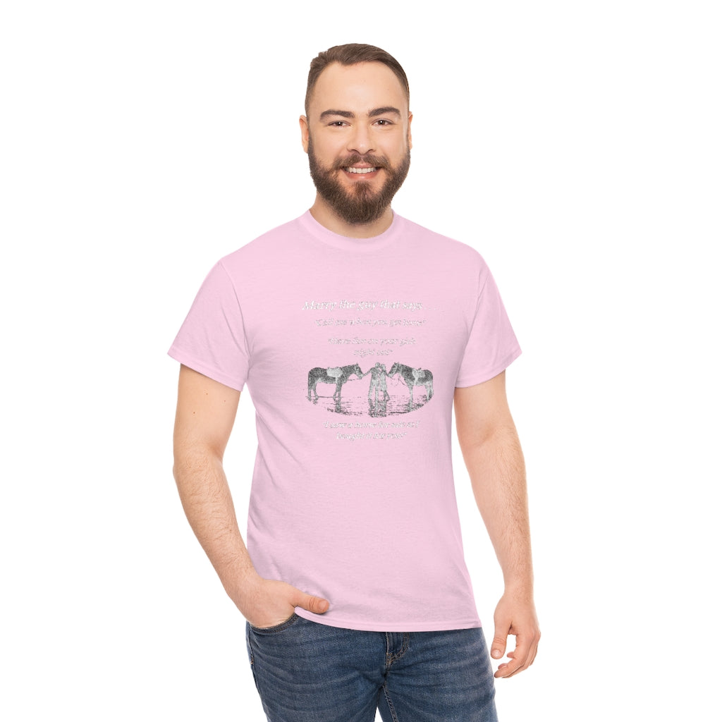 The ONE! - Adult Tee (Front Logo) - White Print