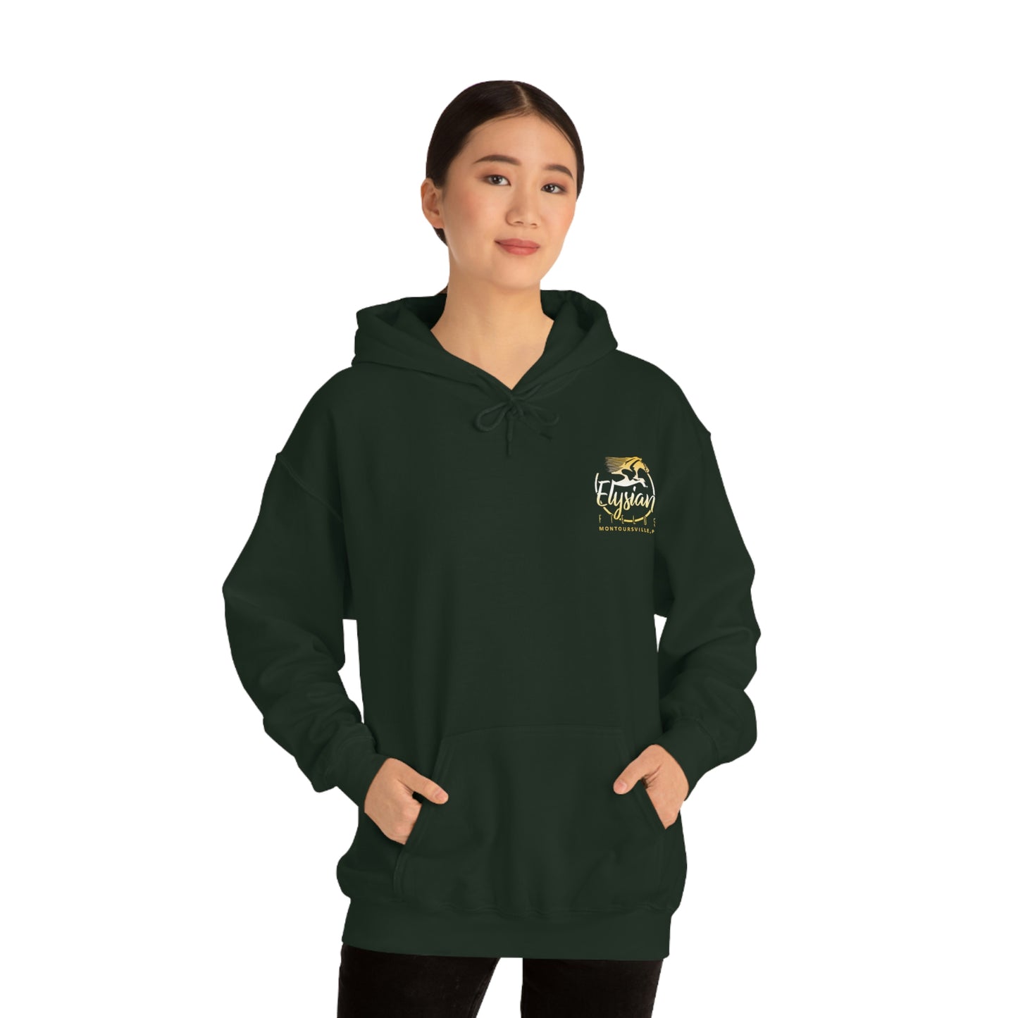 Elysian Fields - Adult Unisex Heavy Blend™ Hooded Sweatshirt - Color Logo
