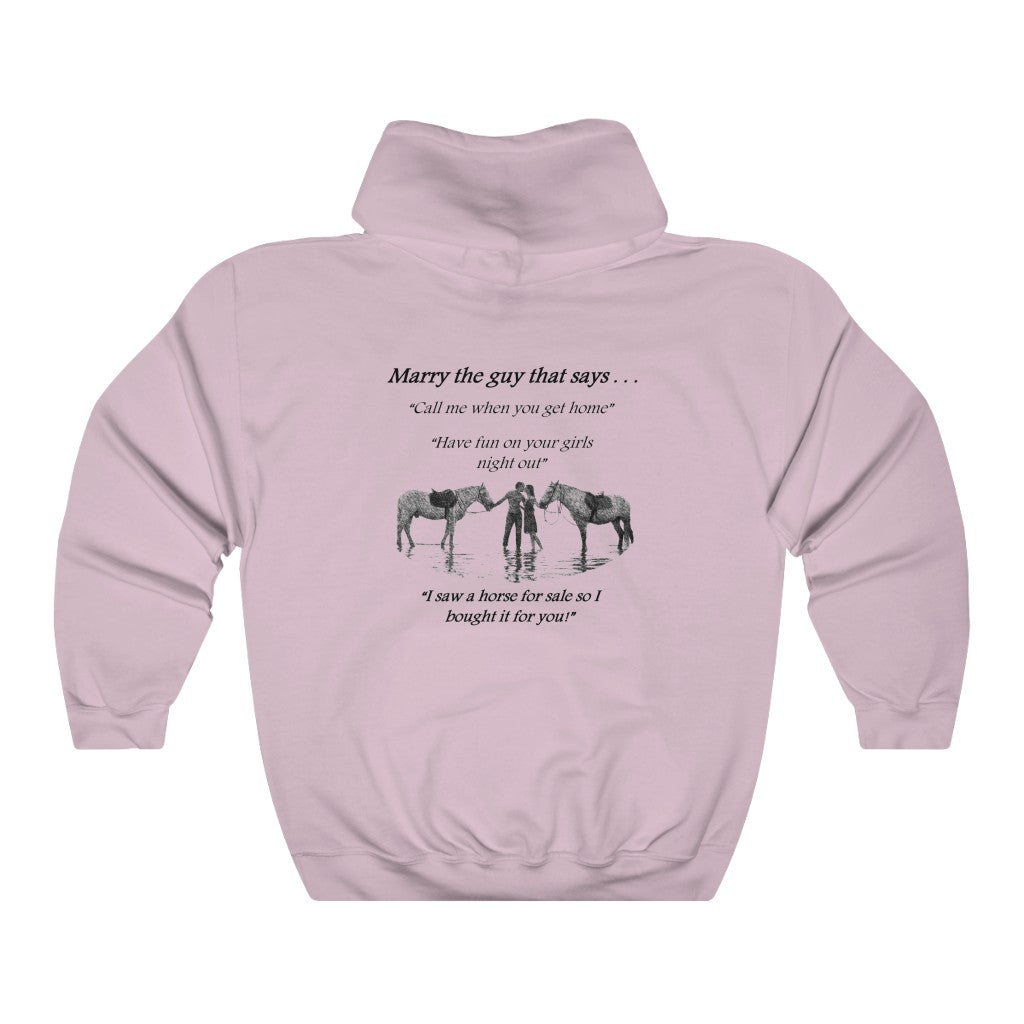 The ONE! - Adult Unisex Heavy Blend™ Hooded Sweatshirt - Black Print