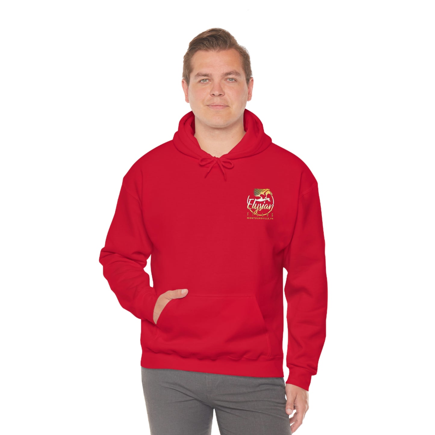 Elysian Fields - Adult Unisex Heavy Blend™ Hooded Sweatshirt - Color Logo