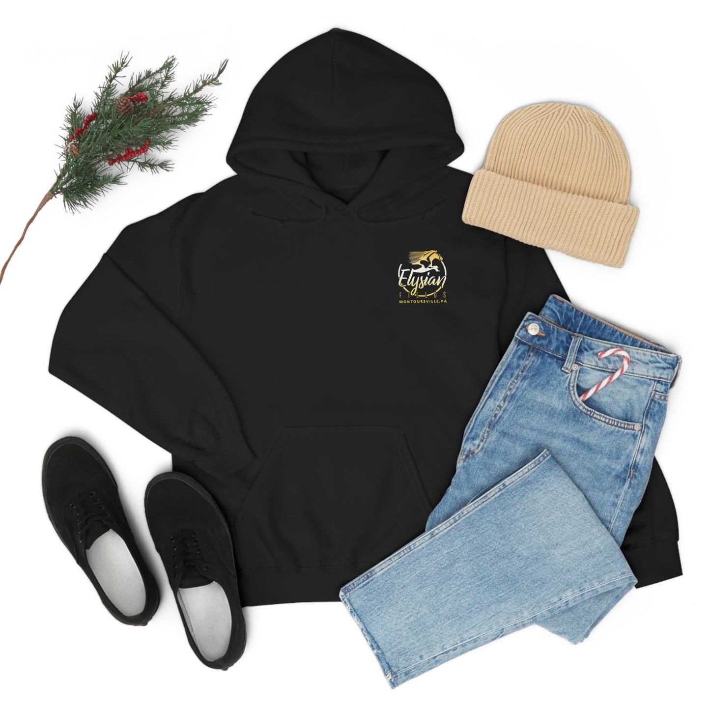 Elysian Fields - Adult Unisex Heavy Blend™ Hooded Sweatshirt - Color Logo