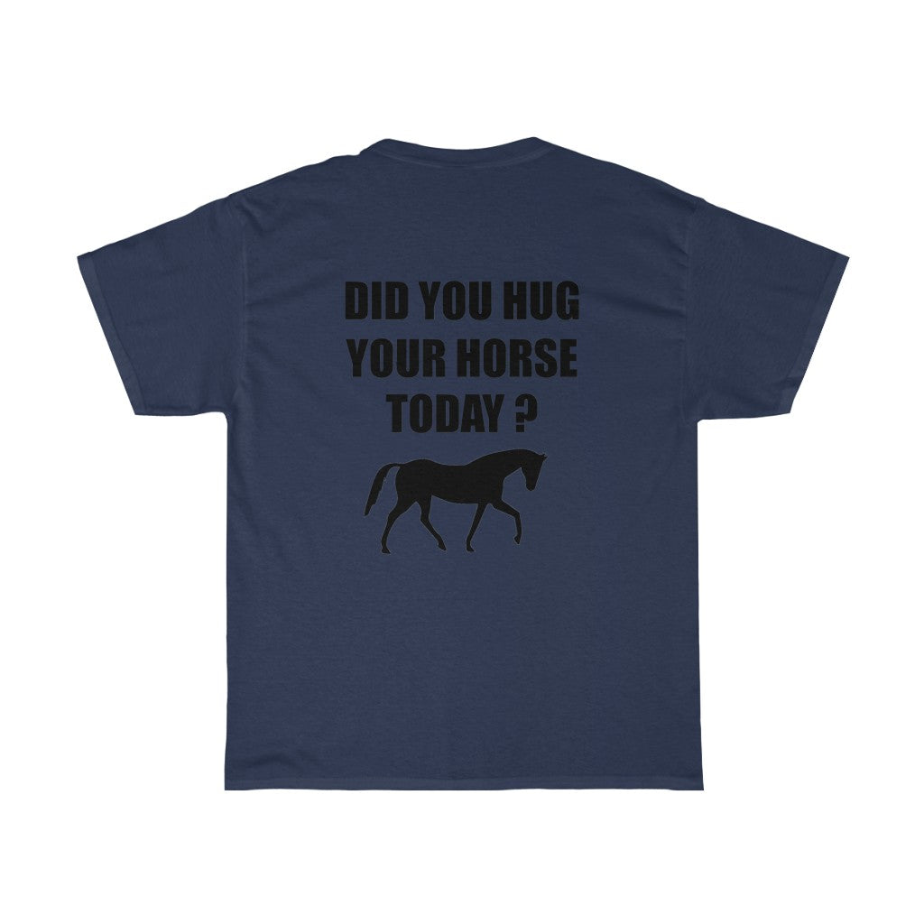 Horse Hugs - Adult Tee (Back Logo)