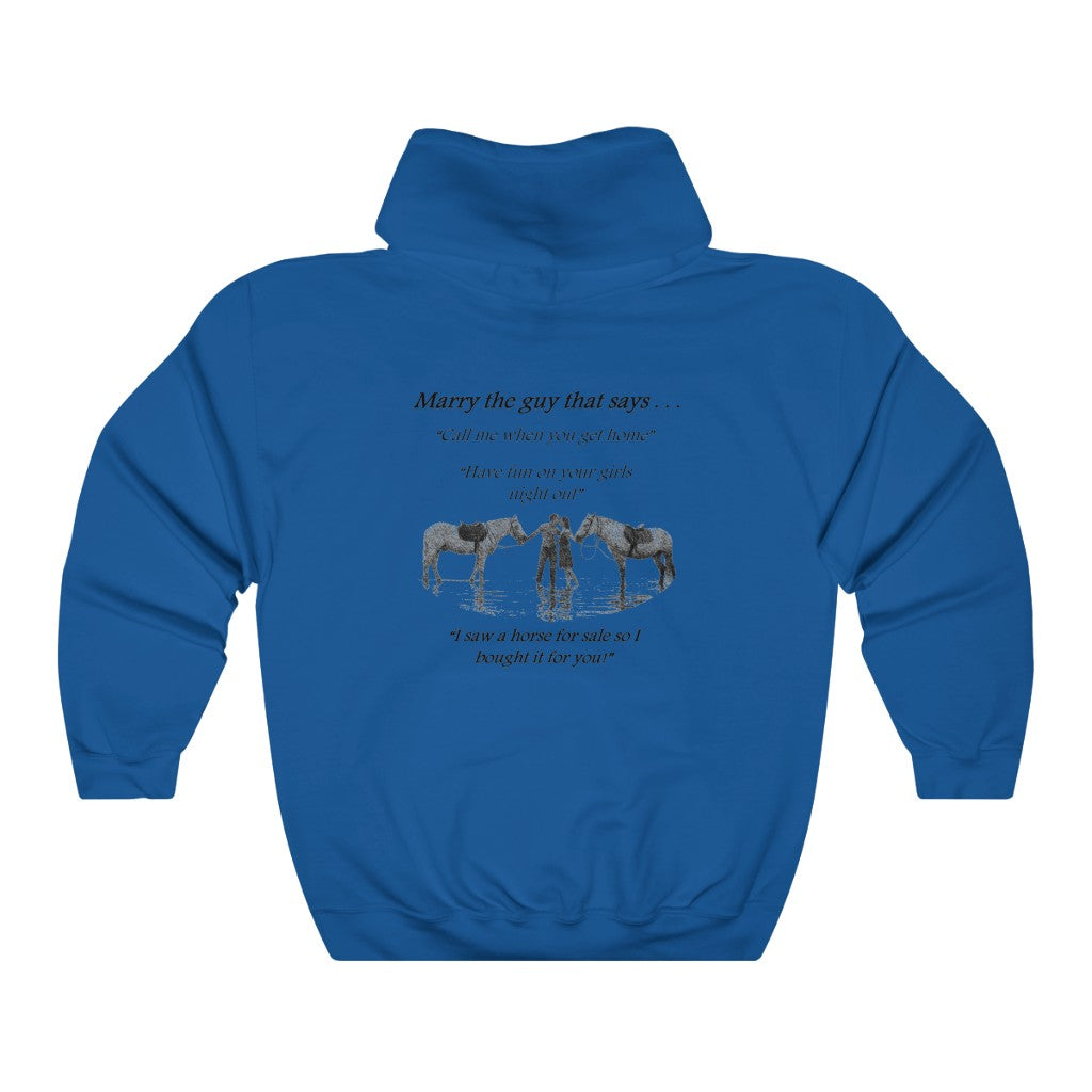 The ONE! - Adult Unisex Heavy Blend™ Hooded Sweatshirt - Black Print