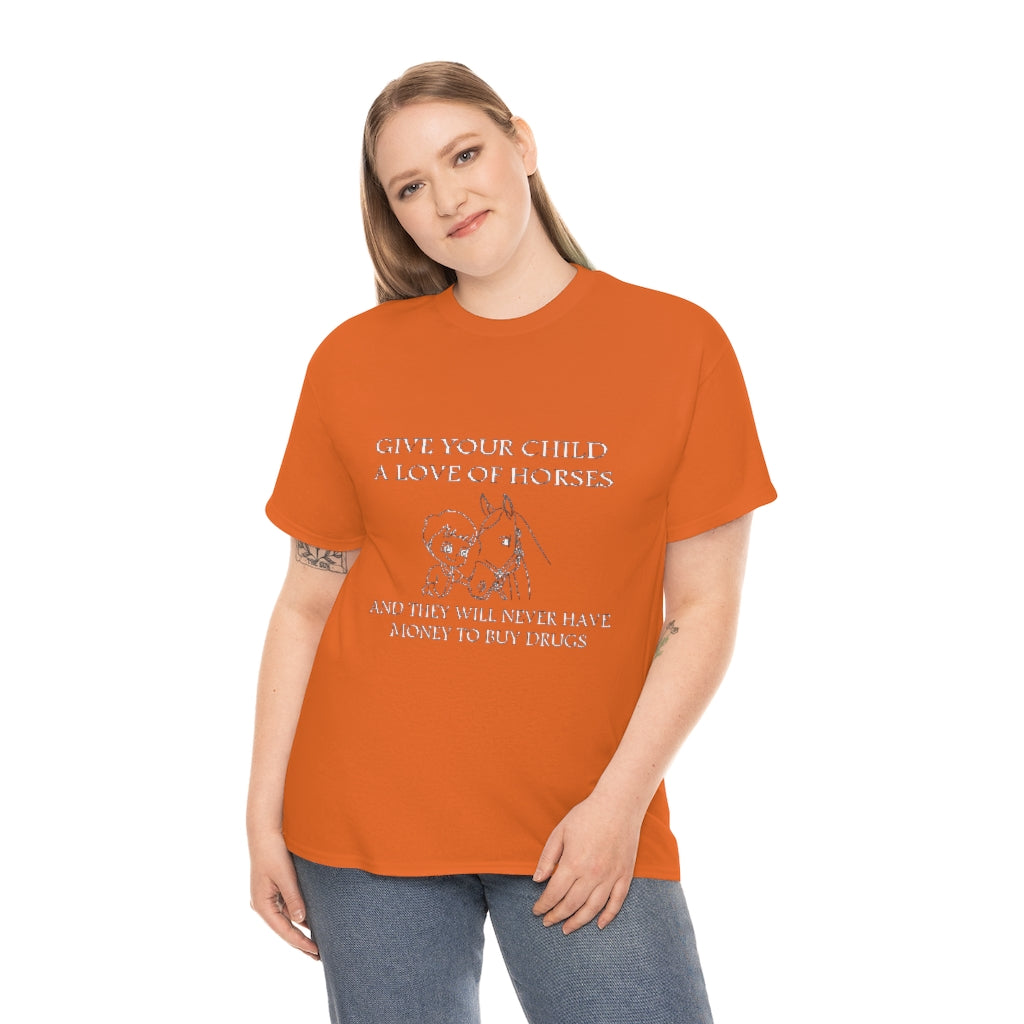 Say NO to Drugs - Adult Tee (Front Logo) - White Print