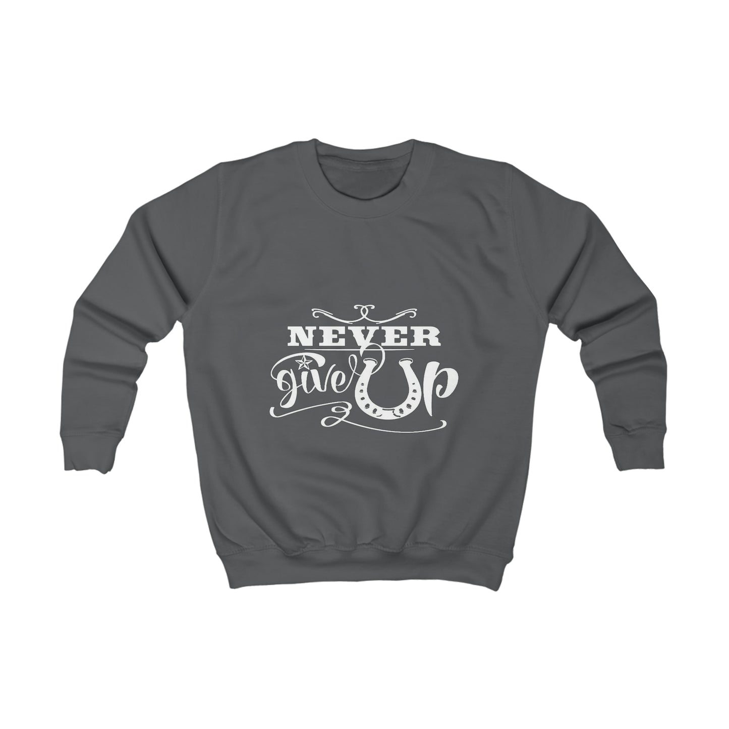 Never Give Up - Kids Sweatshirt
