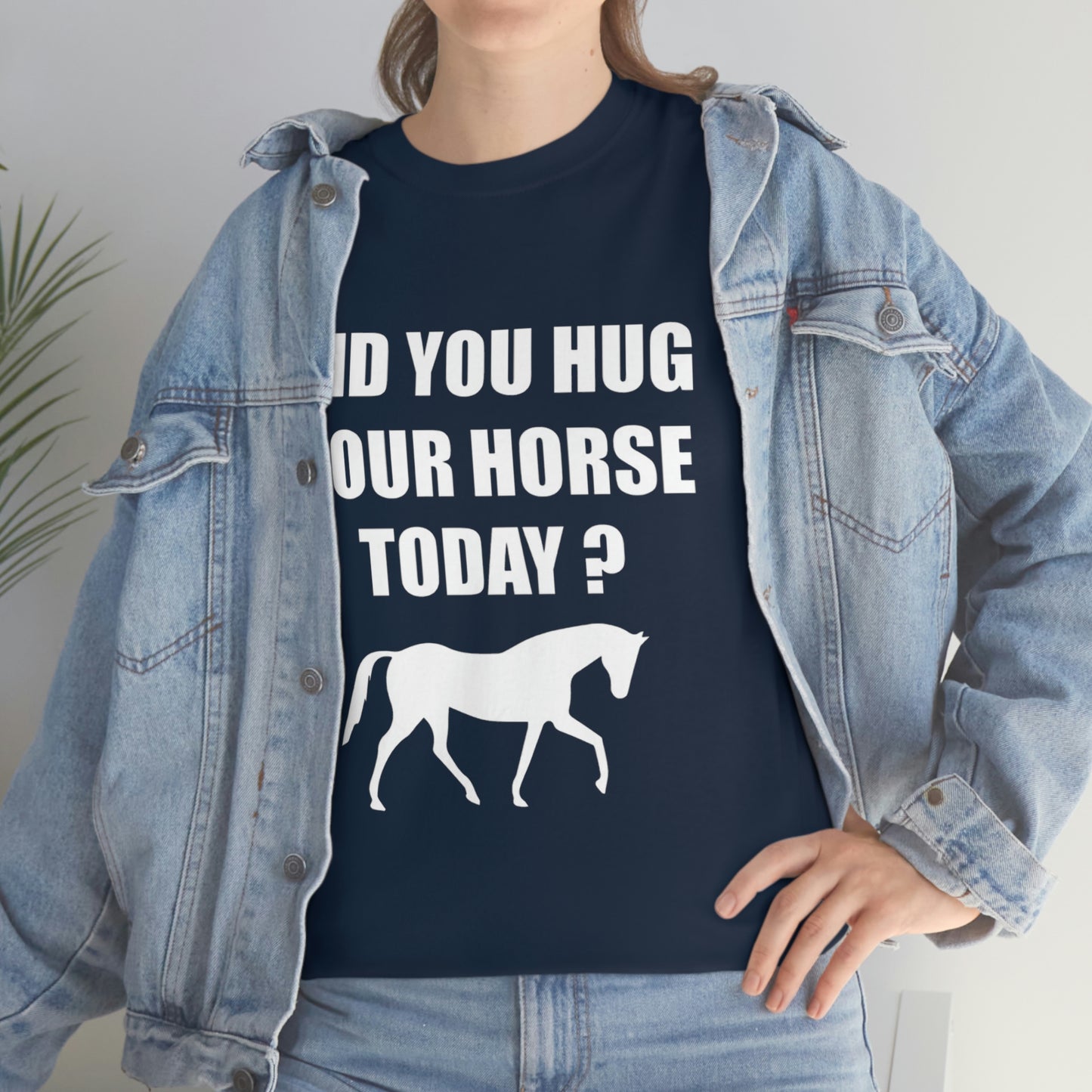 Horse Hugs - Adult Tee (Front Logo)