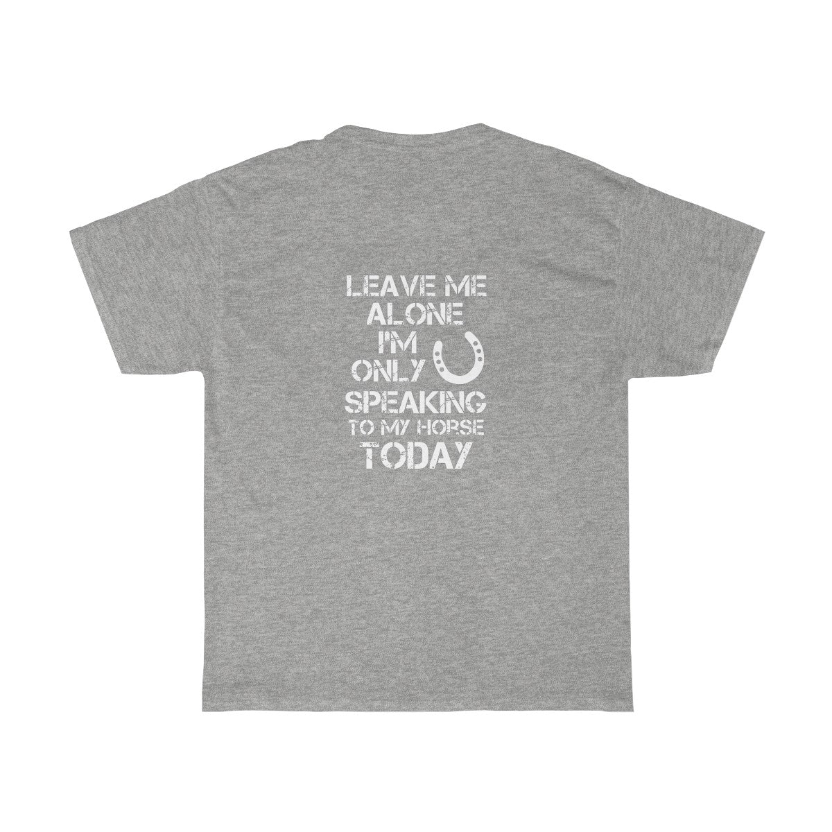 Leave Me Alone - Adult Tee (Back Logo)